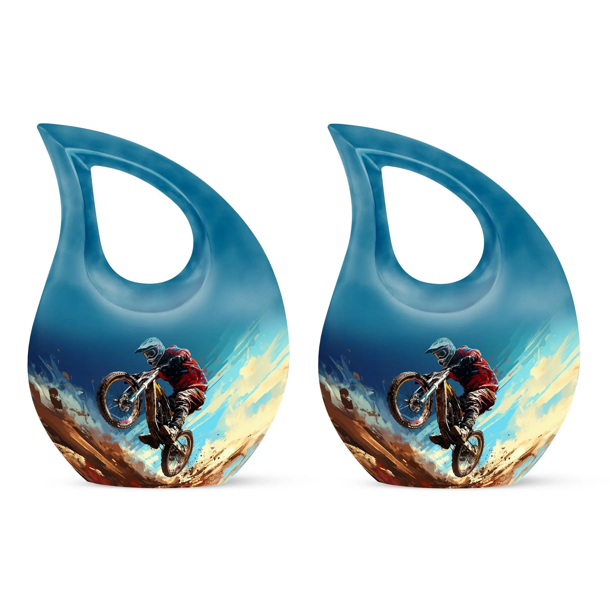 Desert Bike Urn - Exquisite Mini Memorial Urn for Ashes