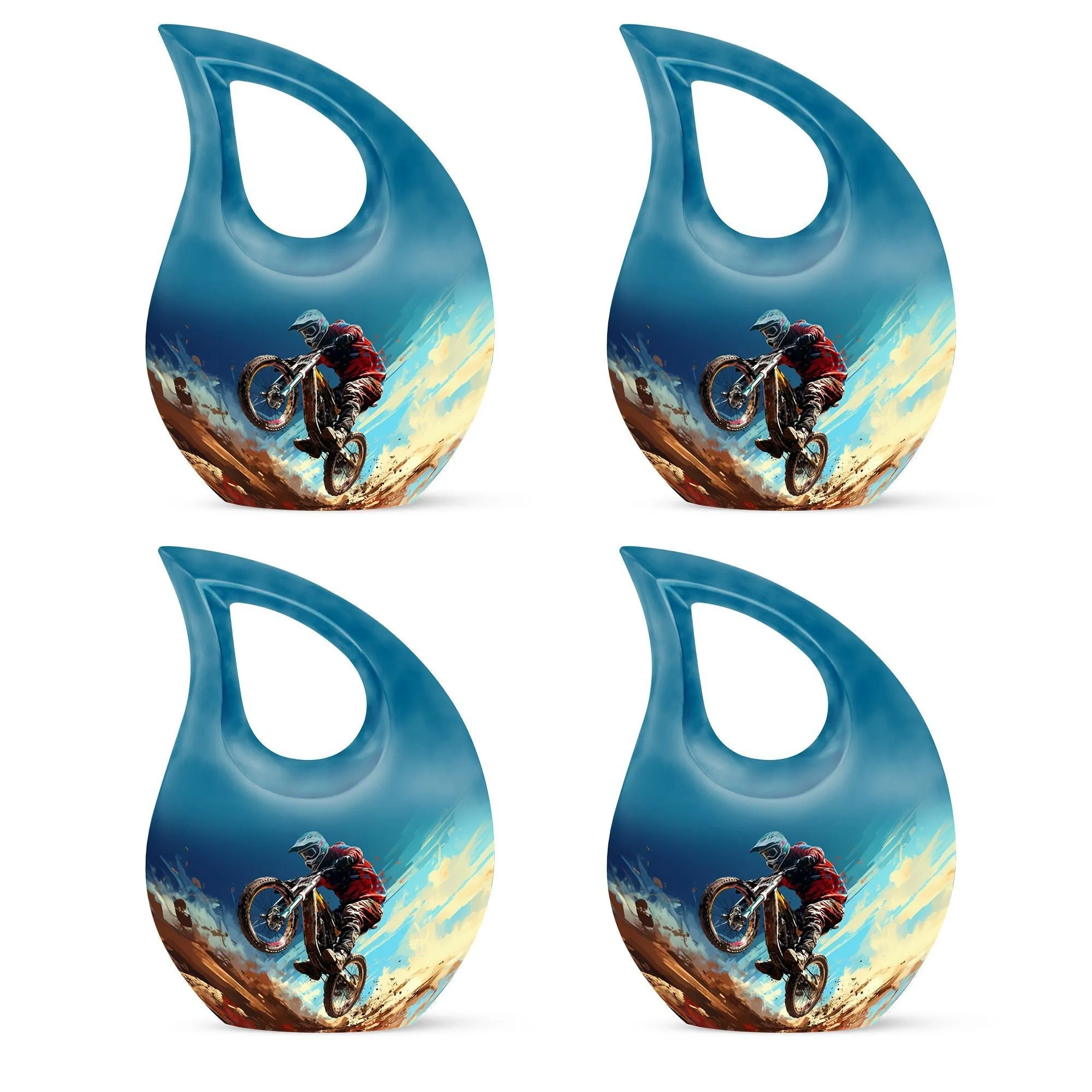 Desert Bike Urn - Exquisite Mini Memorial Urn for Ashes