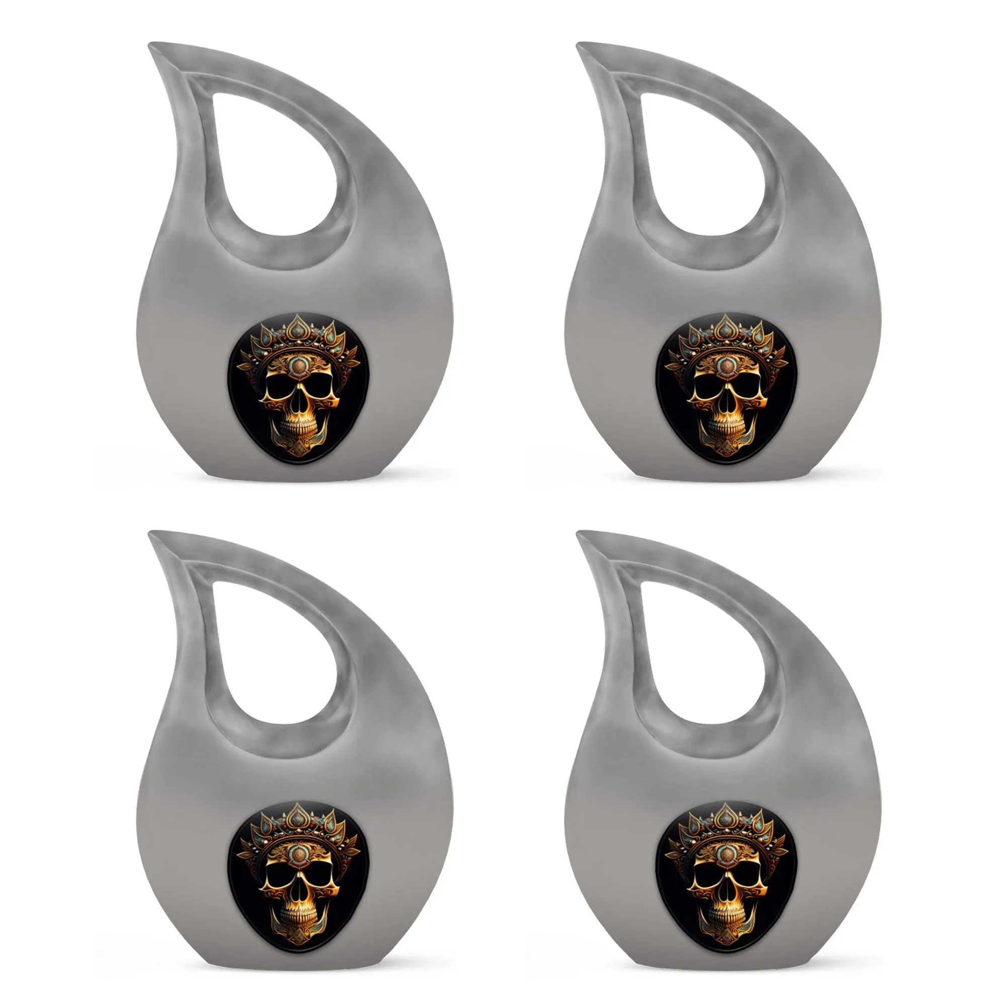 Destiny's Embrace Exquisite Skull Themed Memorial Urn,