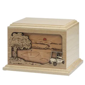 Dimension Golf Wood Urn