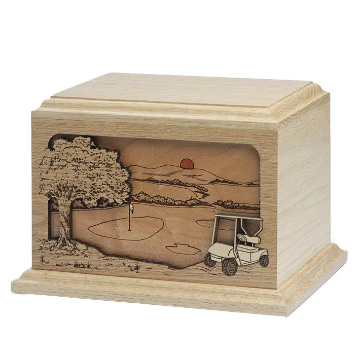 Dimension Golf Wood Urn