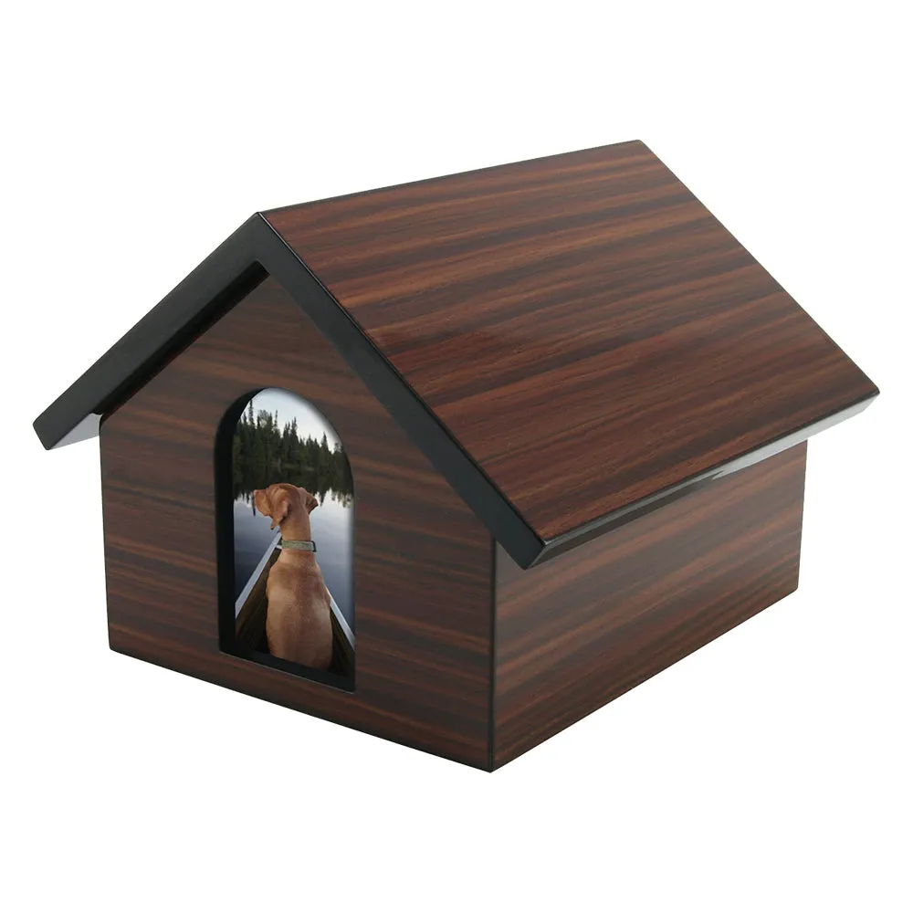 Dog House Keepsake Box In Brown