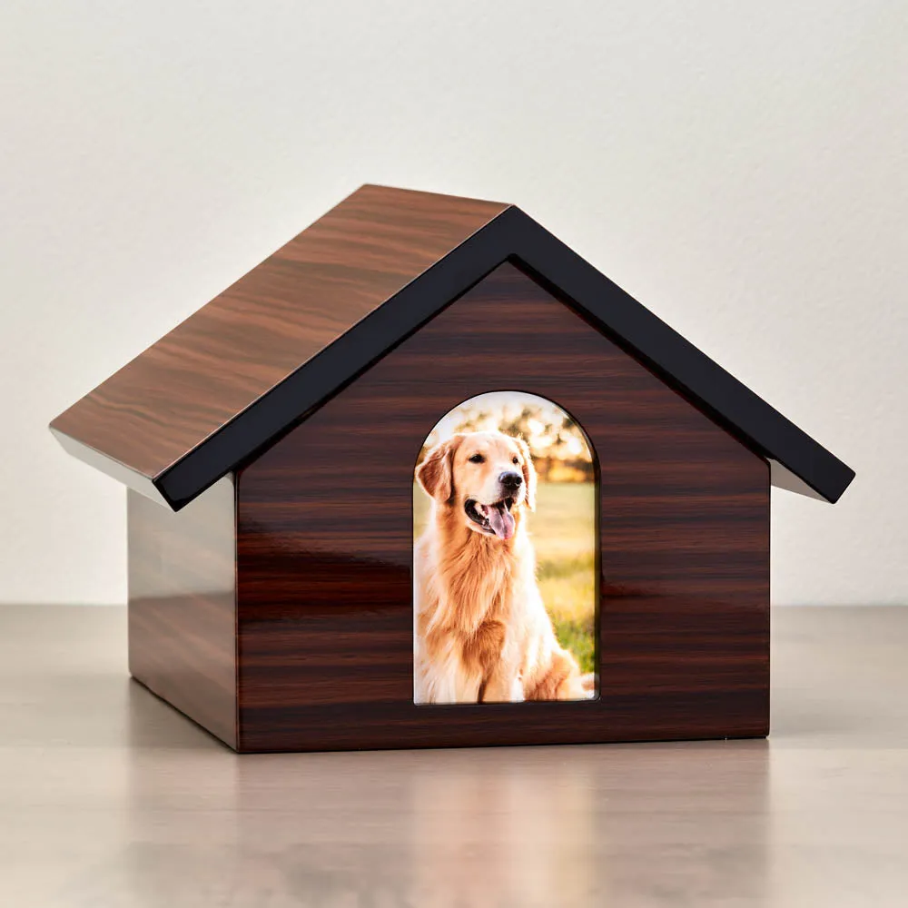 Dog House Keepsake Box In Brown