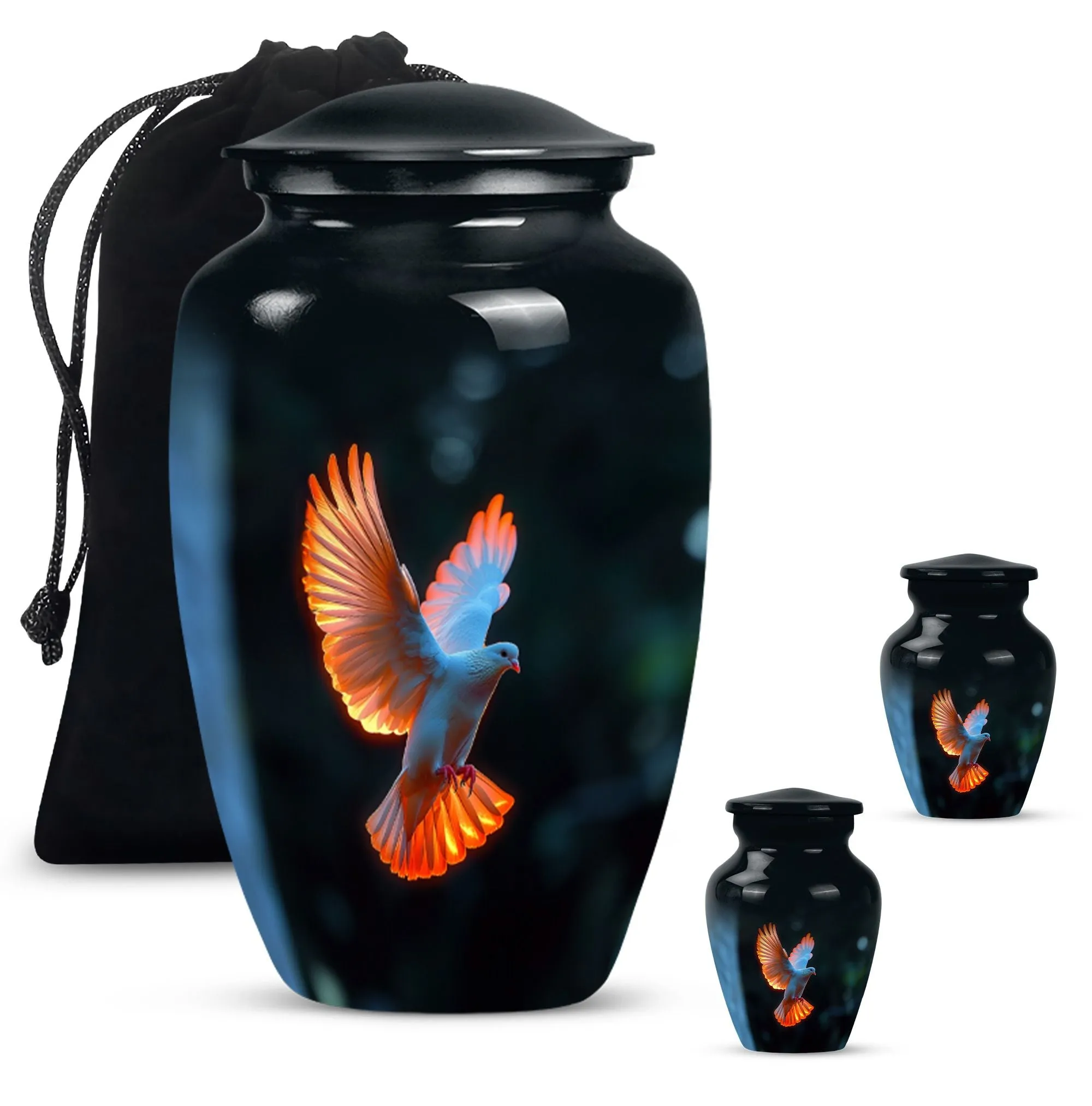 Dove Cremation Small Urns For Women Human Ashes Memorial & Funeral Urn