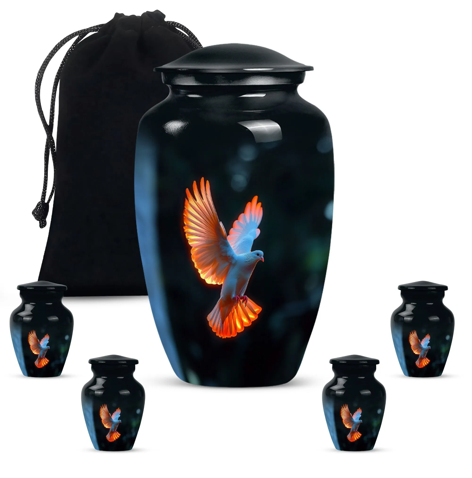 Dove Cremation Small Urns For Women Human Ashes Memorial & Funeral Urn