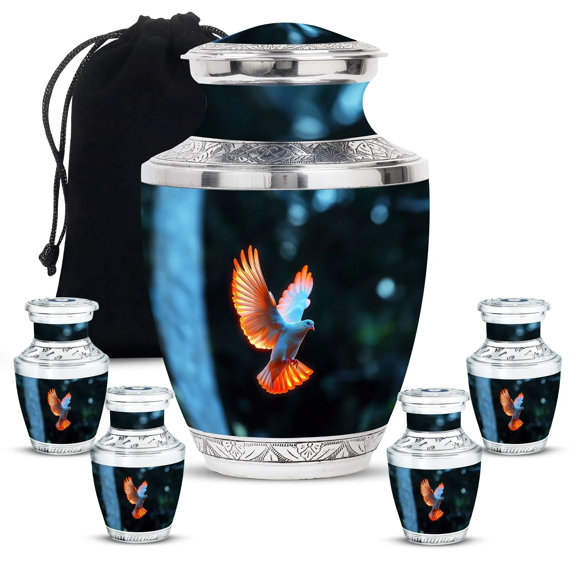 Dove Cremation Small Urns For Women Human Ashes Memorial & Funeral Urn