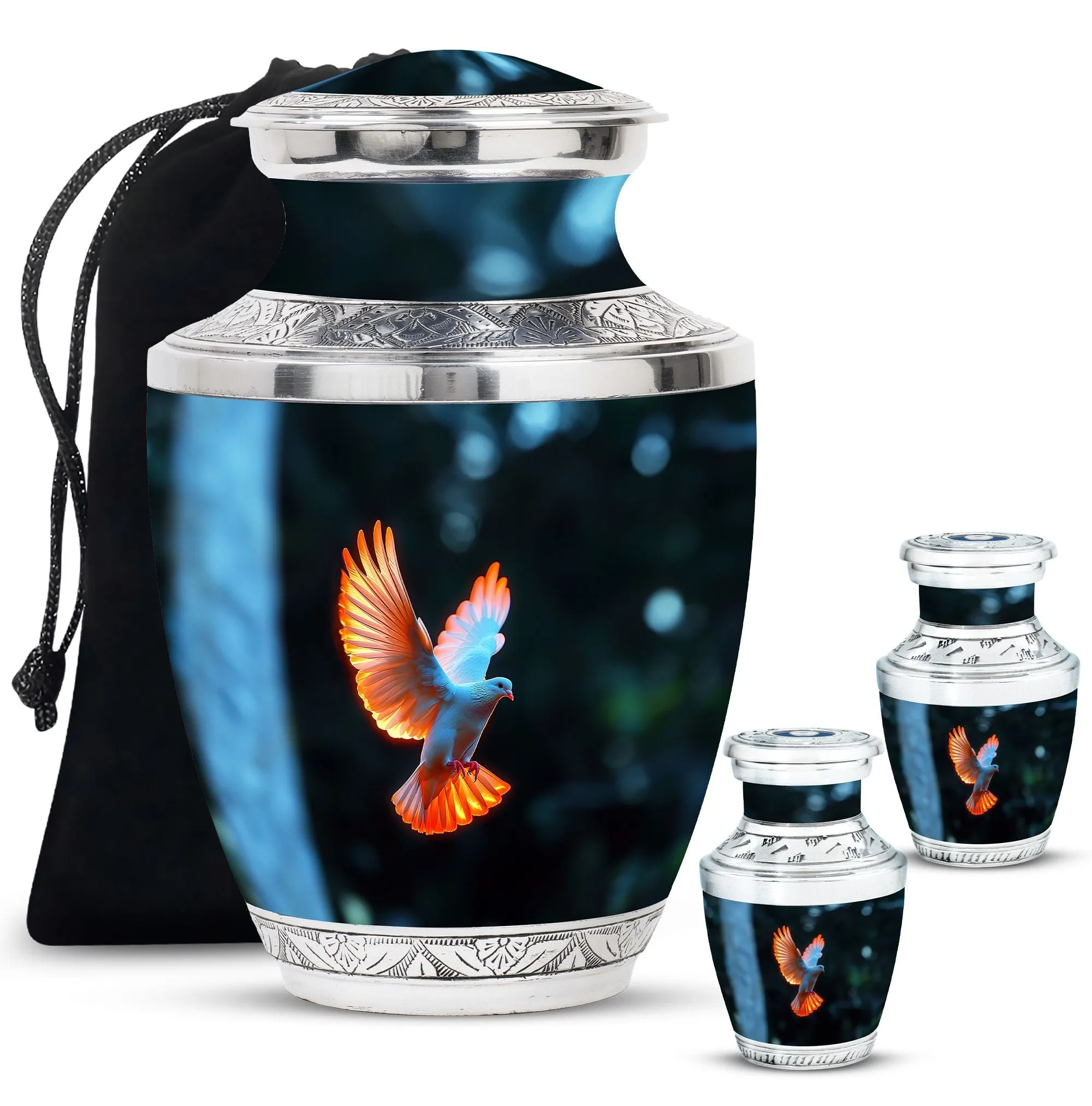 Dove Cremation Small Urns For Women Human Ashes Memorial & Funeral Urn