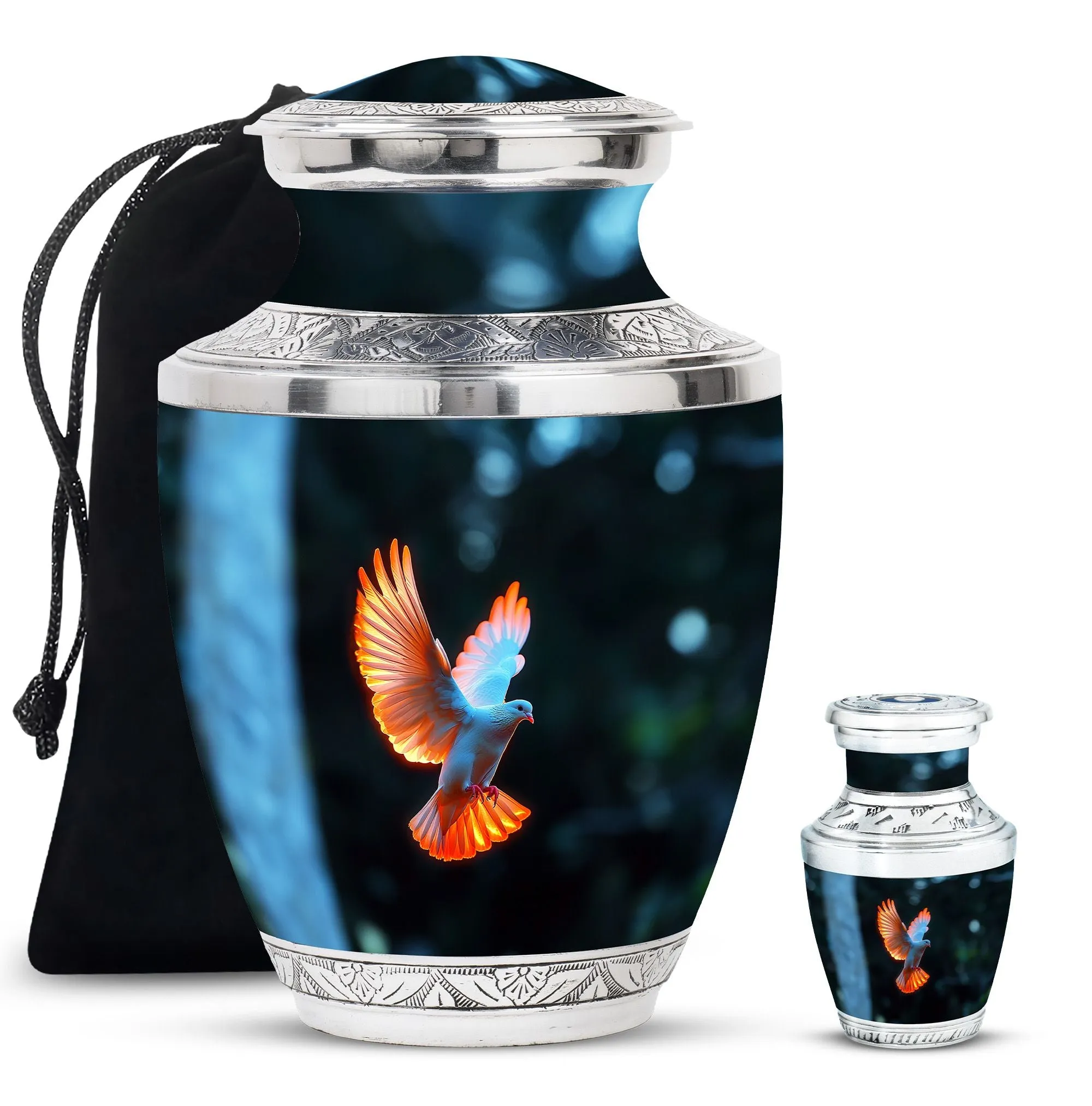 Dove Cremation Small Urns For Women Human Ashes Memorial & Funeral Urn