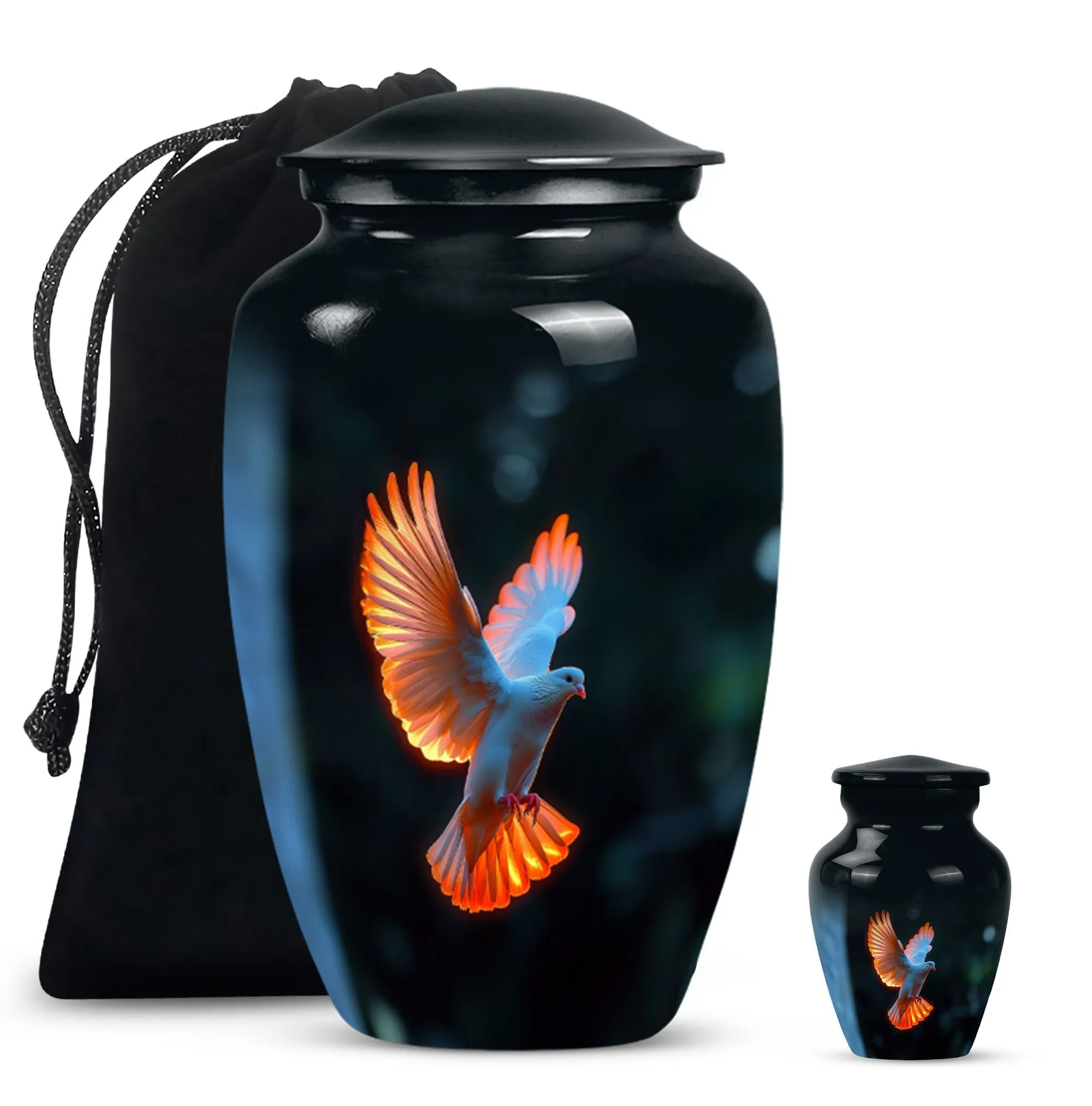 Dove Cremation Small Urns For Women Human Ashes Memorial & Funeral Urn