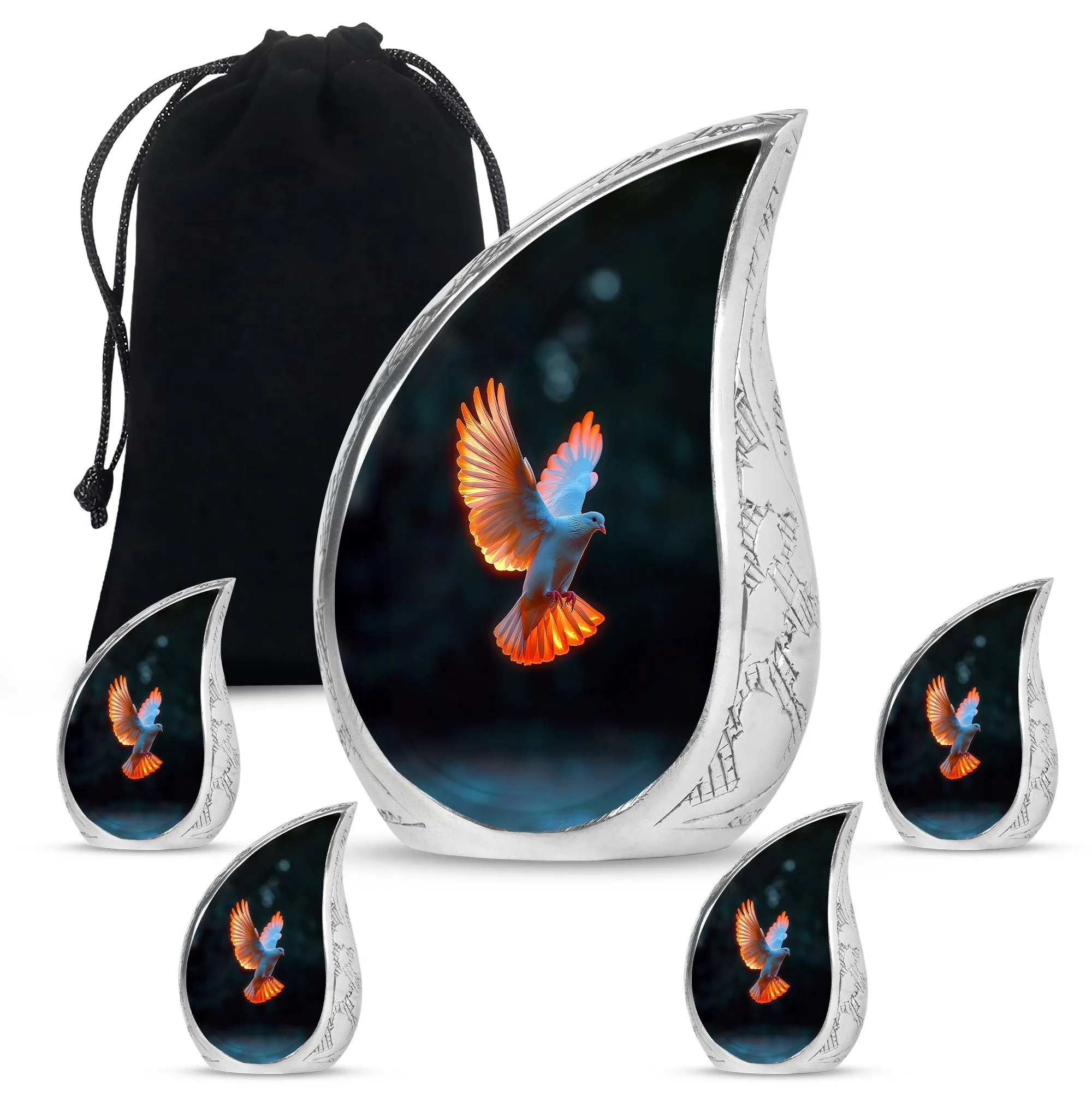 Dove Cremation Small Urns For Women Human Ashes Memorial & Funeral Urn