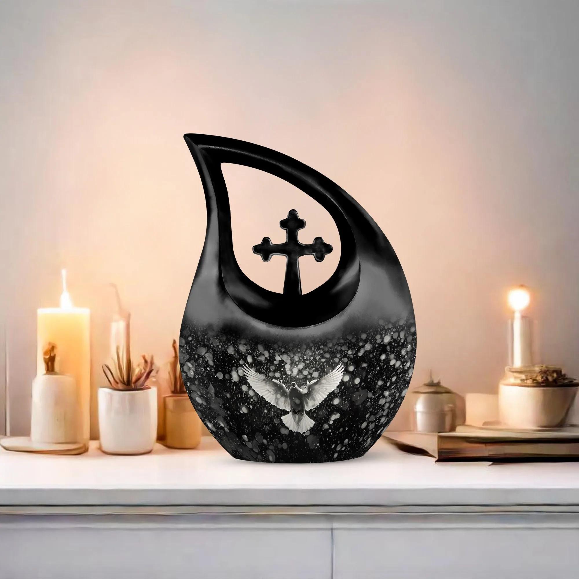Dove Urn: Adult Cremation Urn For Human Ashes Remans