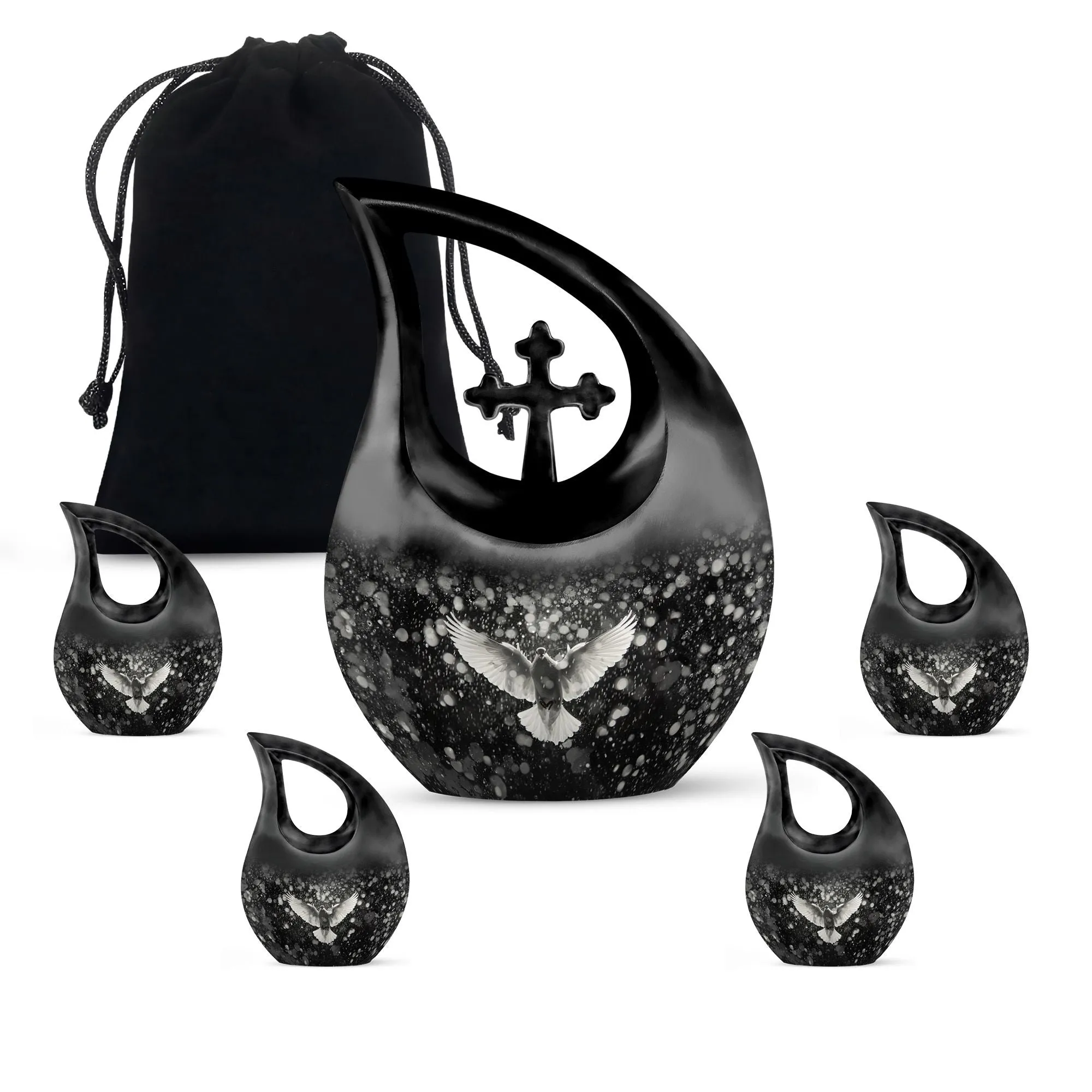 Dove Urn: Adult Cremation Urn For Human Ashes Remans