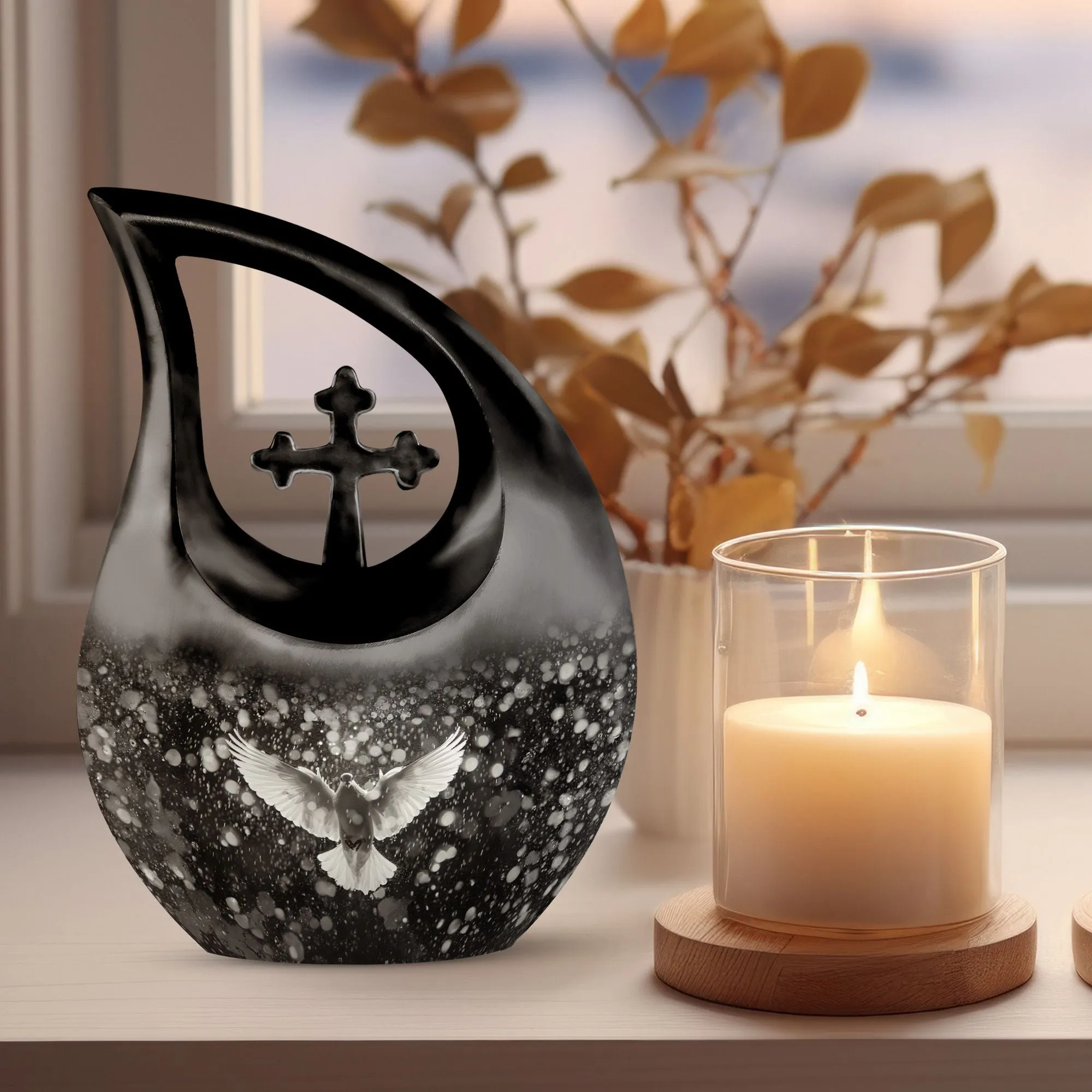 Dove Urn: Adult Cremation Urn For Human Ashes Remans