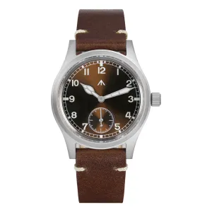 ★Early Bird★Militado Brown 36mm D12 Sapphire Crystal Field Watch
