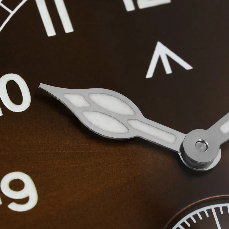 ★Early Bird★Militado Brown 36mm D12 Sapphire Crystal Field Watch
