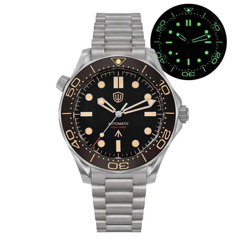 ★Early Bird★Watchdives WD007 39mm Titanium NTTD Dive Watch