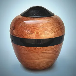Elegance Hand Turned Wood Companion Urn