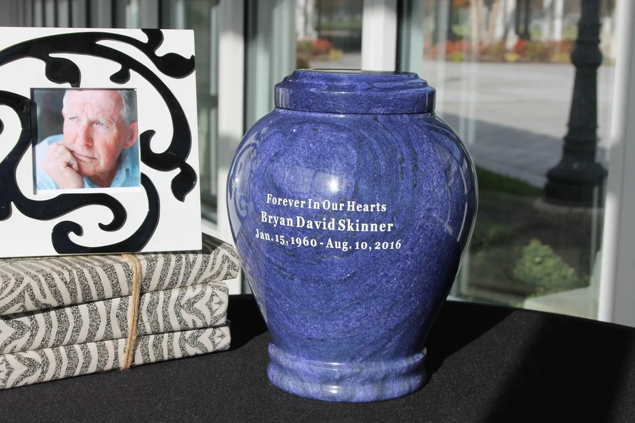 Embrace Ebony Marble Urn