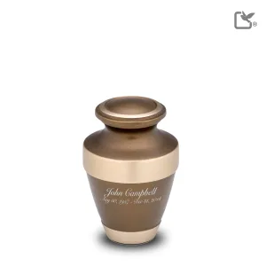 Espana Keepsake Urn Bronze & Brushed Gold