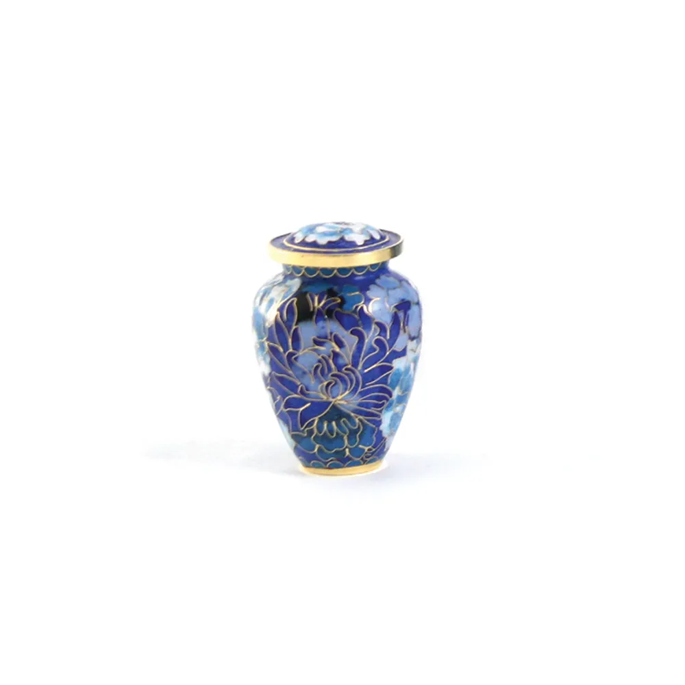 Etienne Autumn Leaves, Cloisonne Cremation Urn