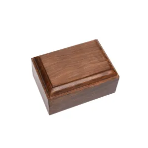 EXTRA SMALL Rosewood Urn  -2705- Bevel Edge