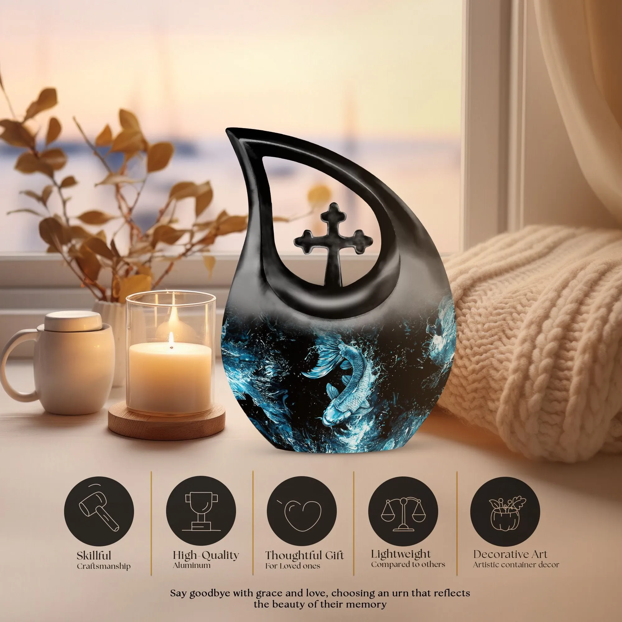 Fish Urn - Custom Cremation Urn For Lasting Memories