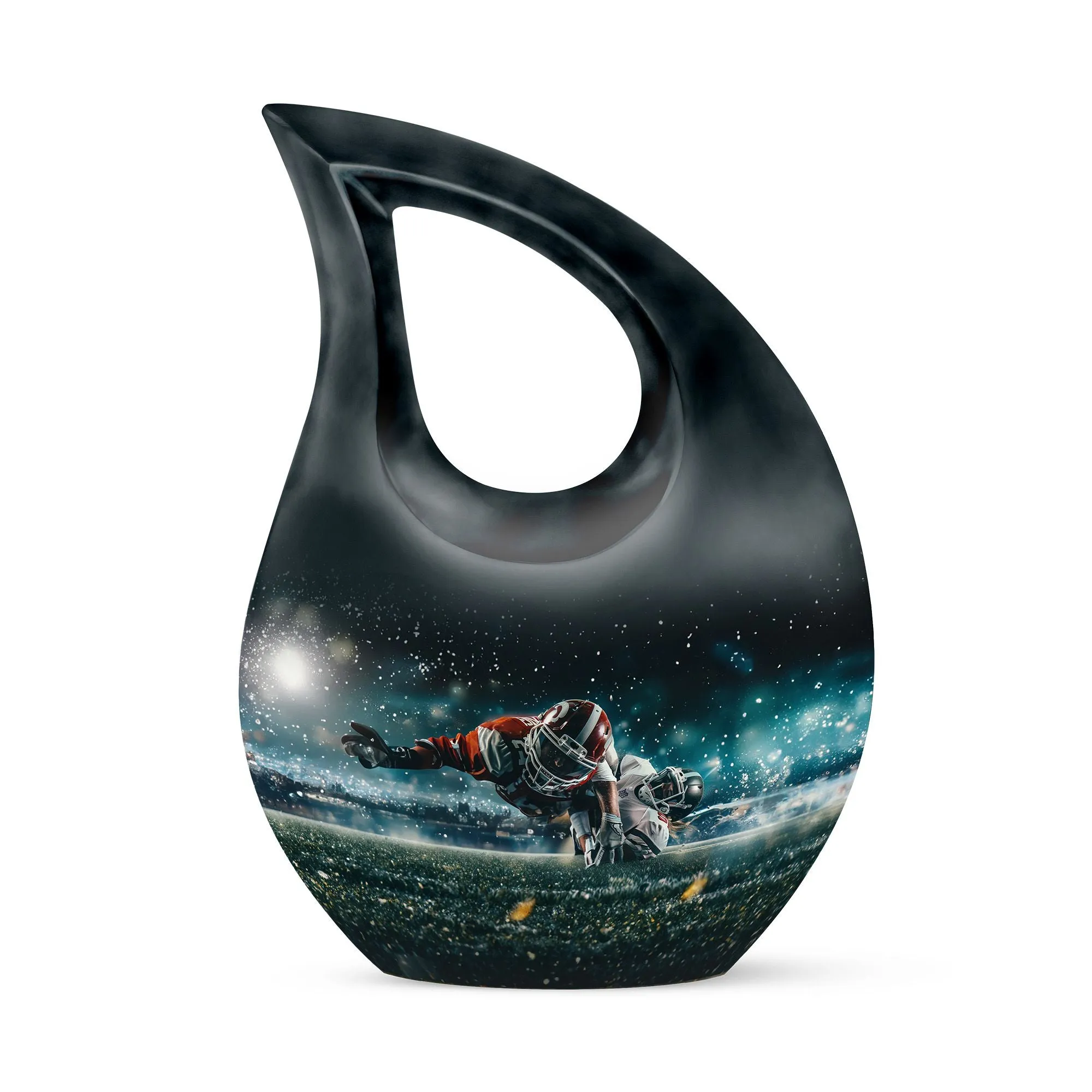 Football Urn : Custom  Memorial Urn For Human Ashes