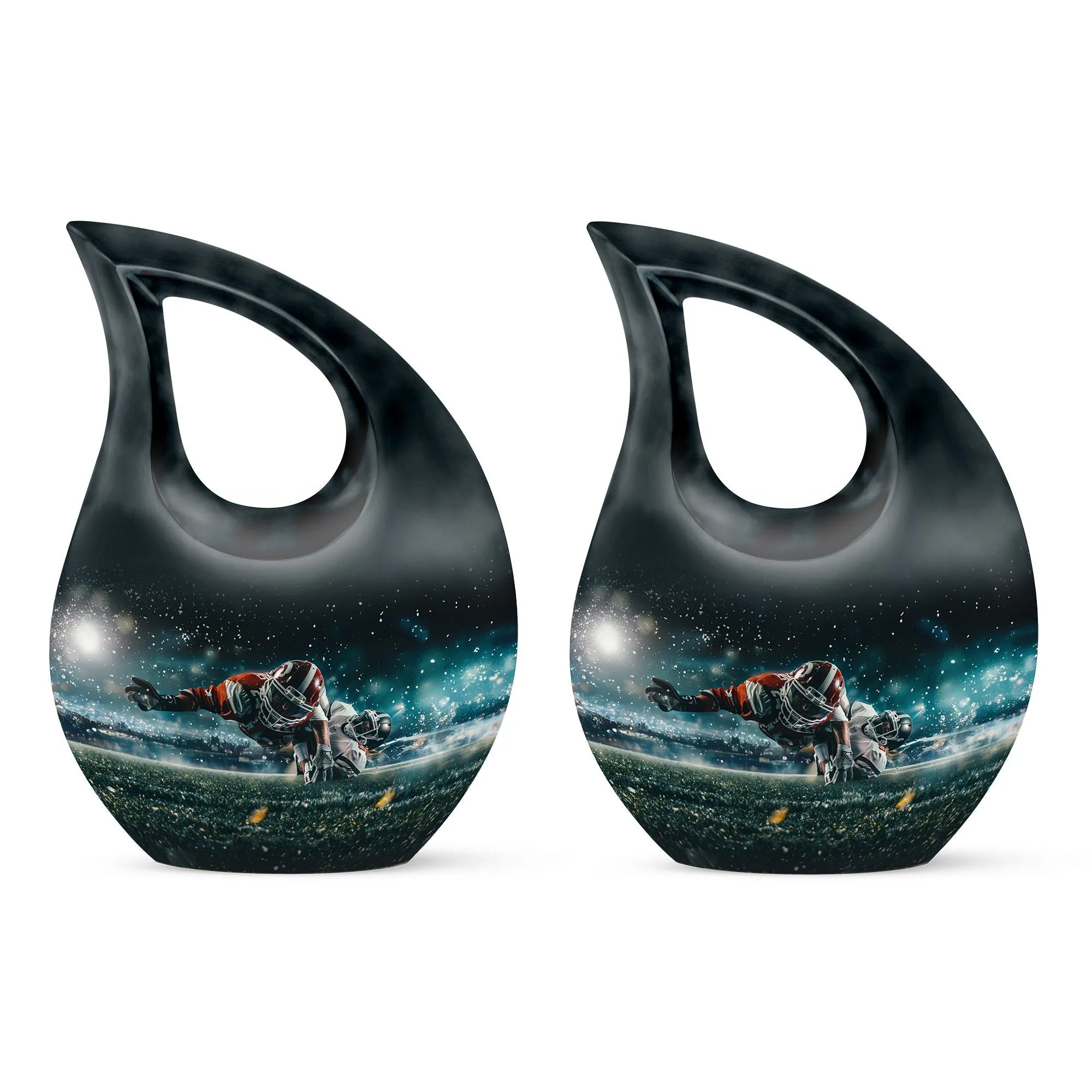 Football Urn : Custom  Memorial Urn For Human Ashes