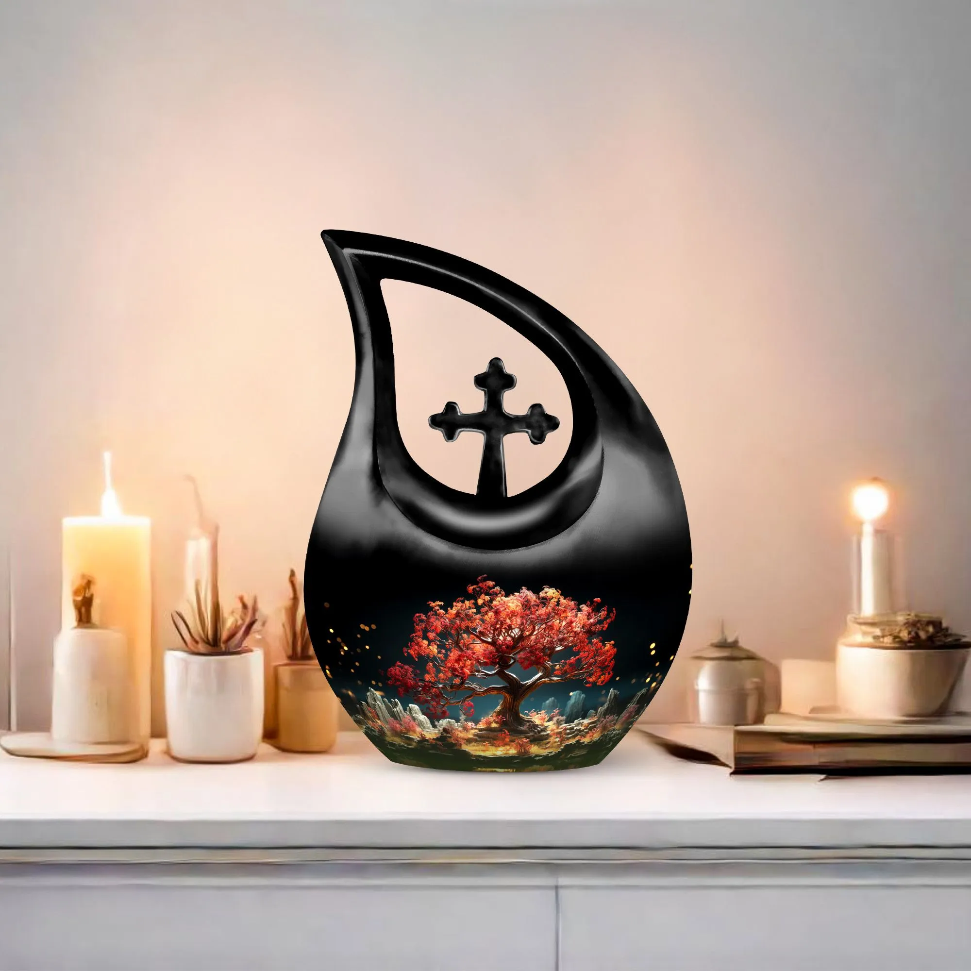 Glowing Embers Mini Urn: For Embracing Cherished Remembrances