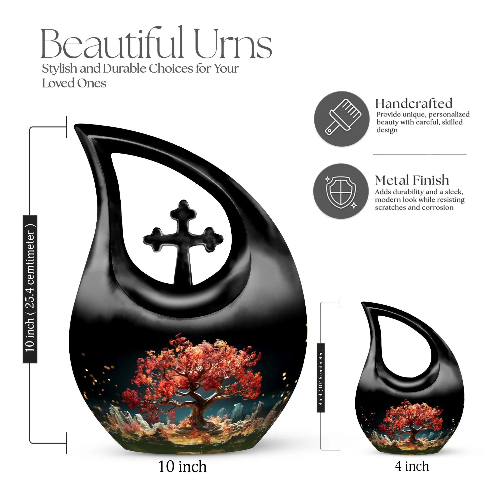 Glowing Embers Mini Urn: For Embracing Cherished Remembrances