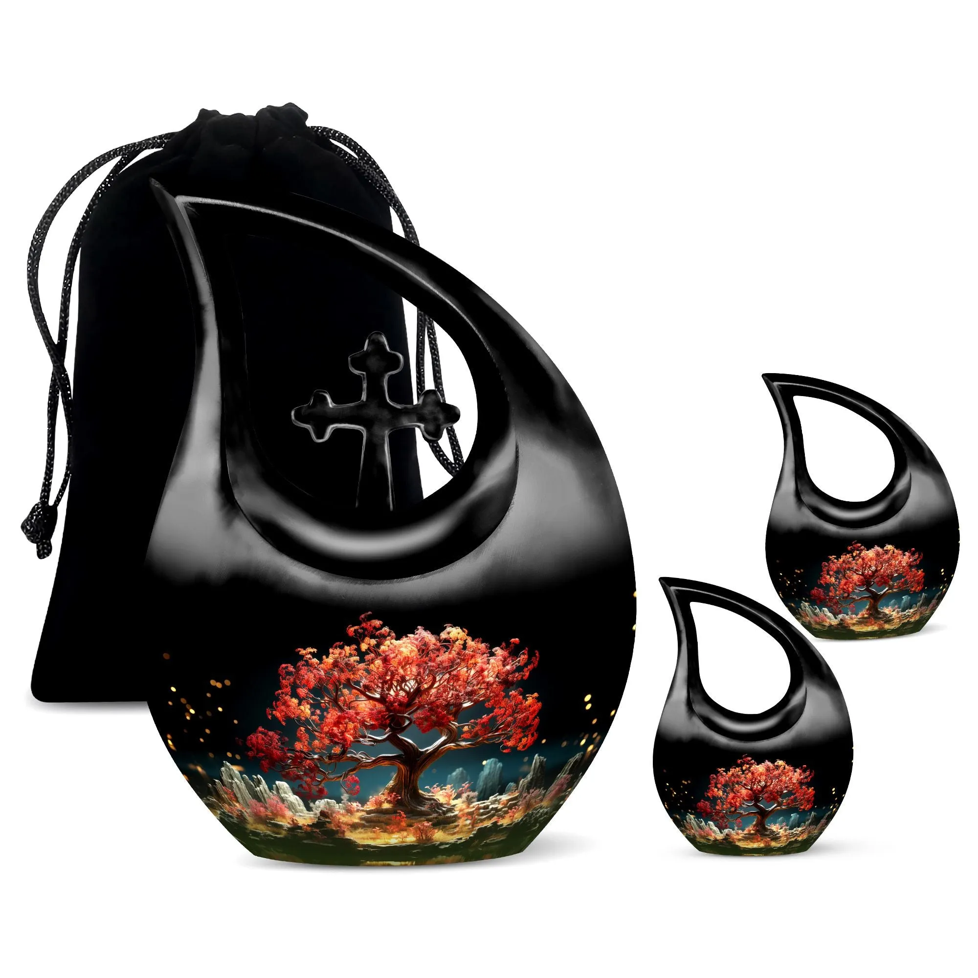 Glowing Embers Mini Urn: For Embracing Cherished Remembrances