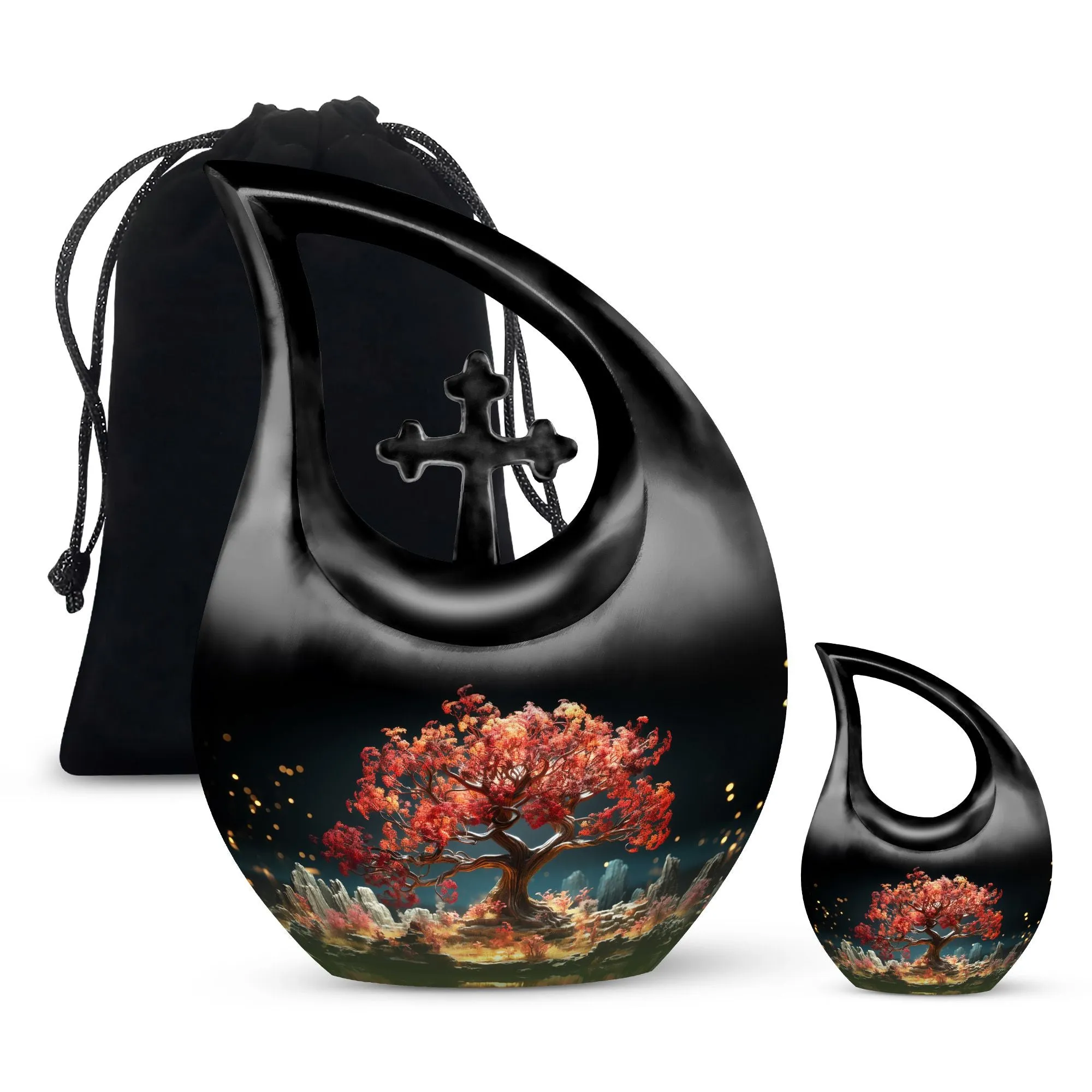 Glowing Embers Mini Urn: For Embracing Cherished Remembrances