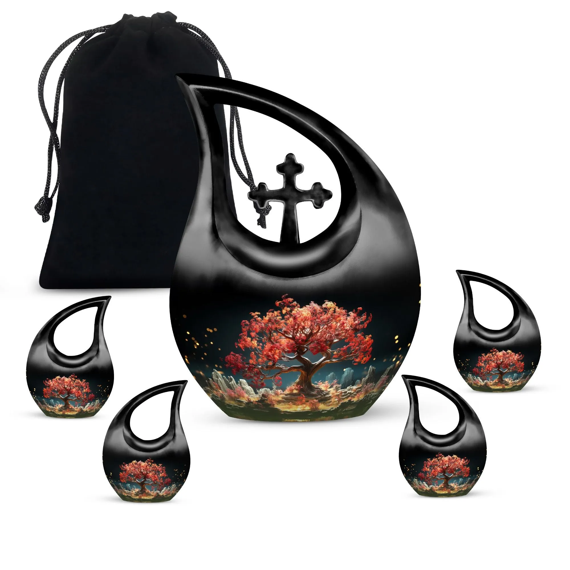 Glowing Embers Mini Urn: For Embracing Cherished Remembrances