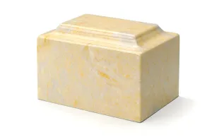Gold Deluxe Cultured Marble Cremation Urn