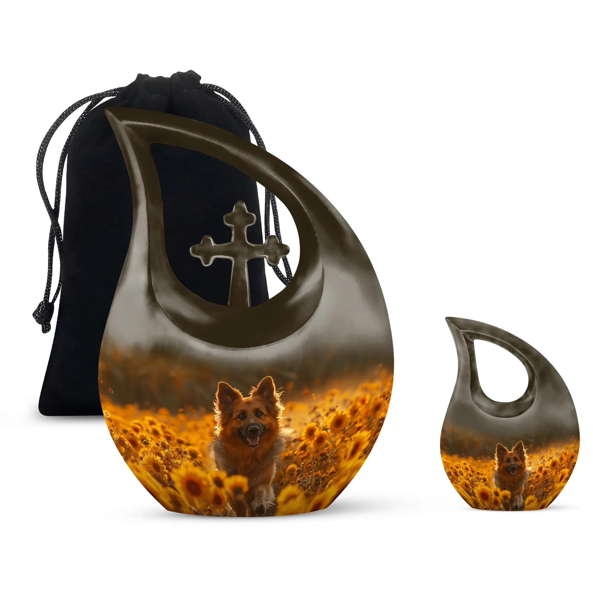 Golden Hour Delight Urn An Memorial Urn of Ashes
