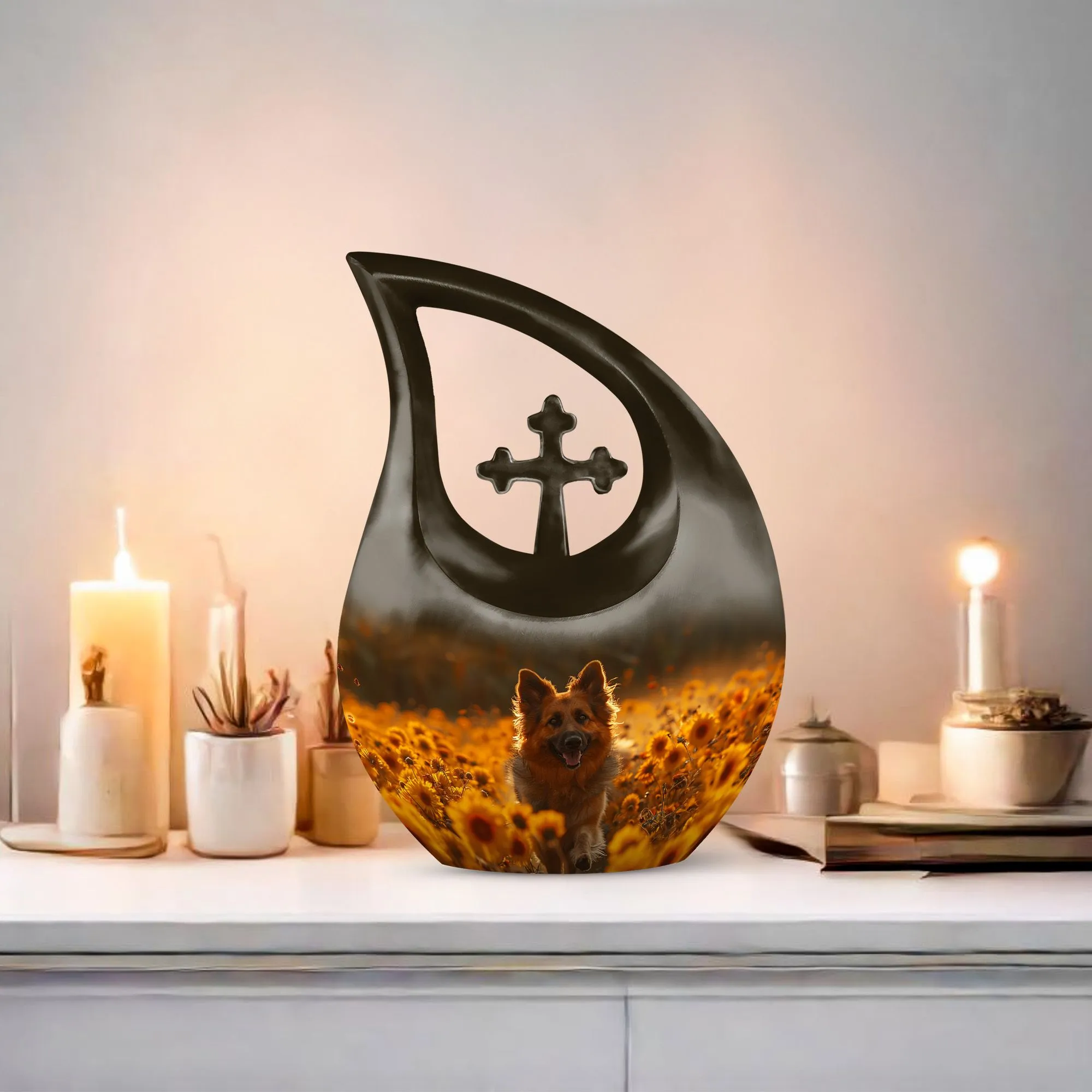 Golden Hour Delight Urn An Memorial Urn of Ashes