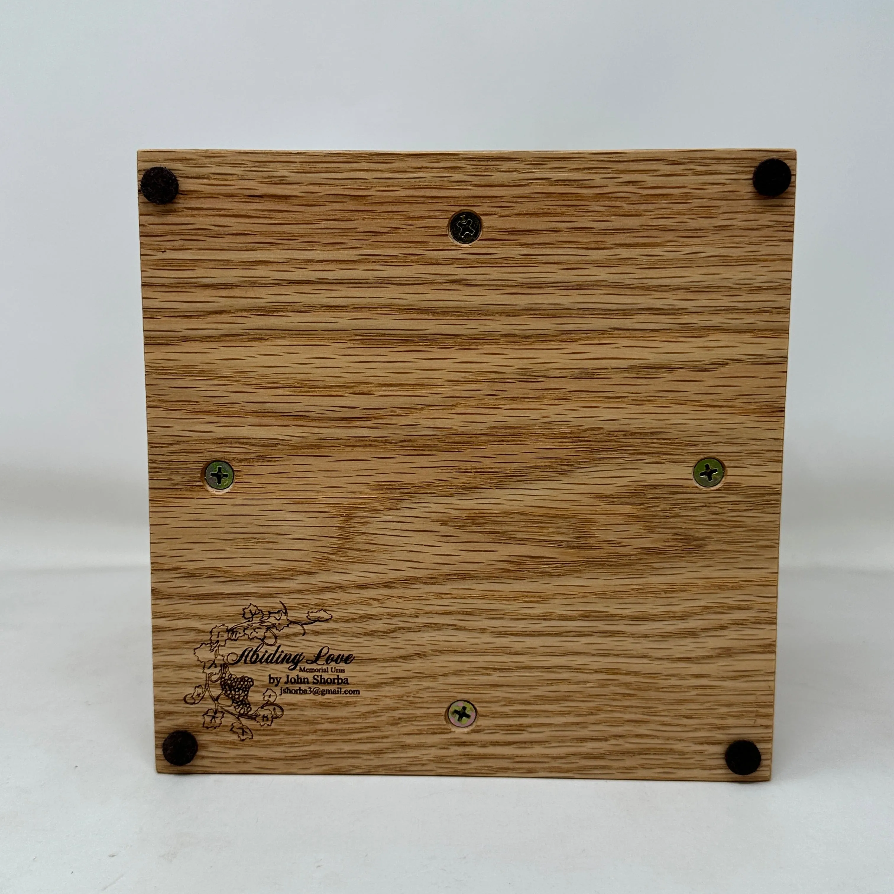 Gone Fishing Urn in Cherry