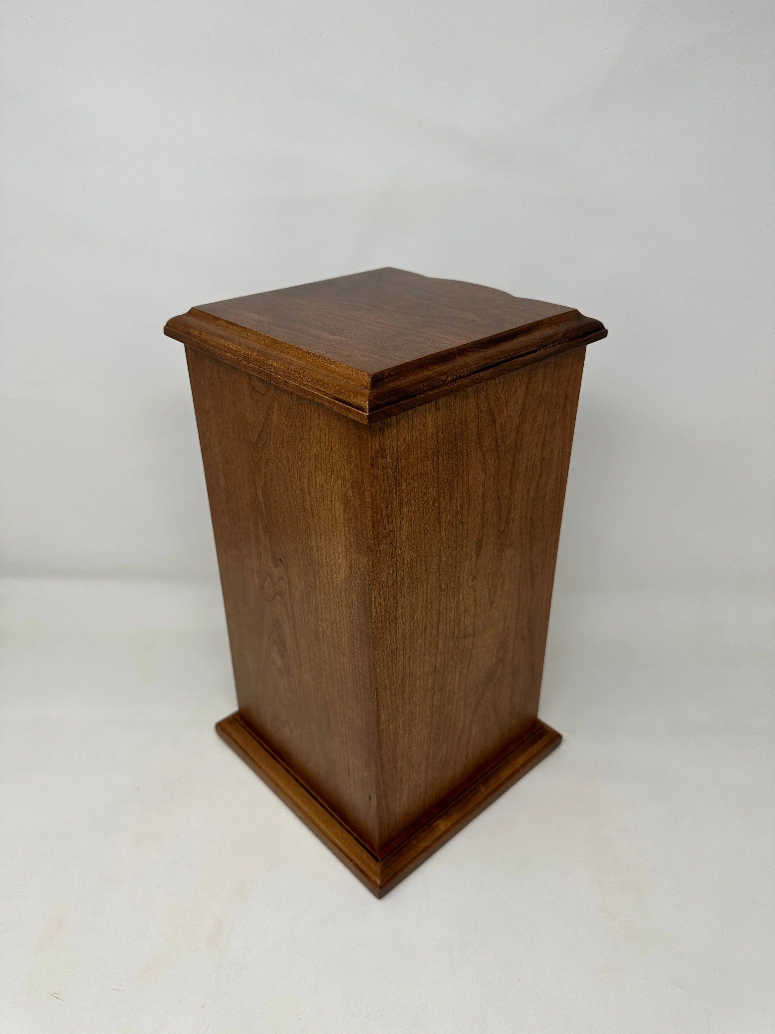 Hand-Carved Hummingbird Cherry Urn