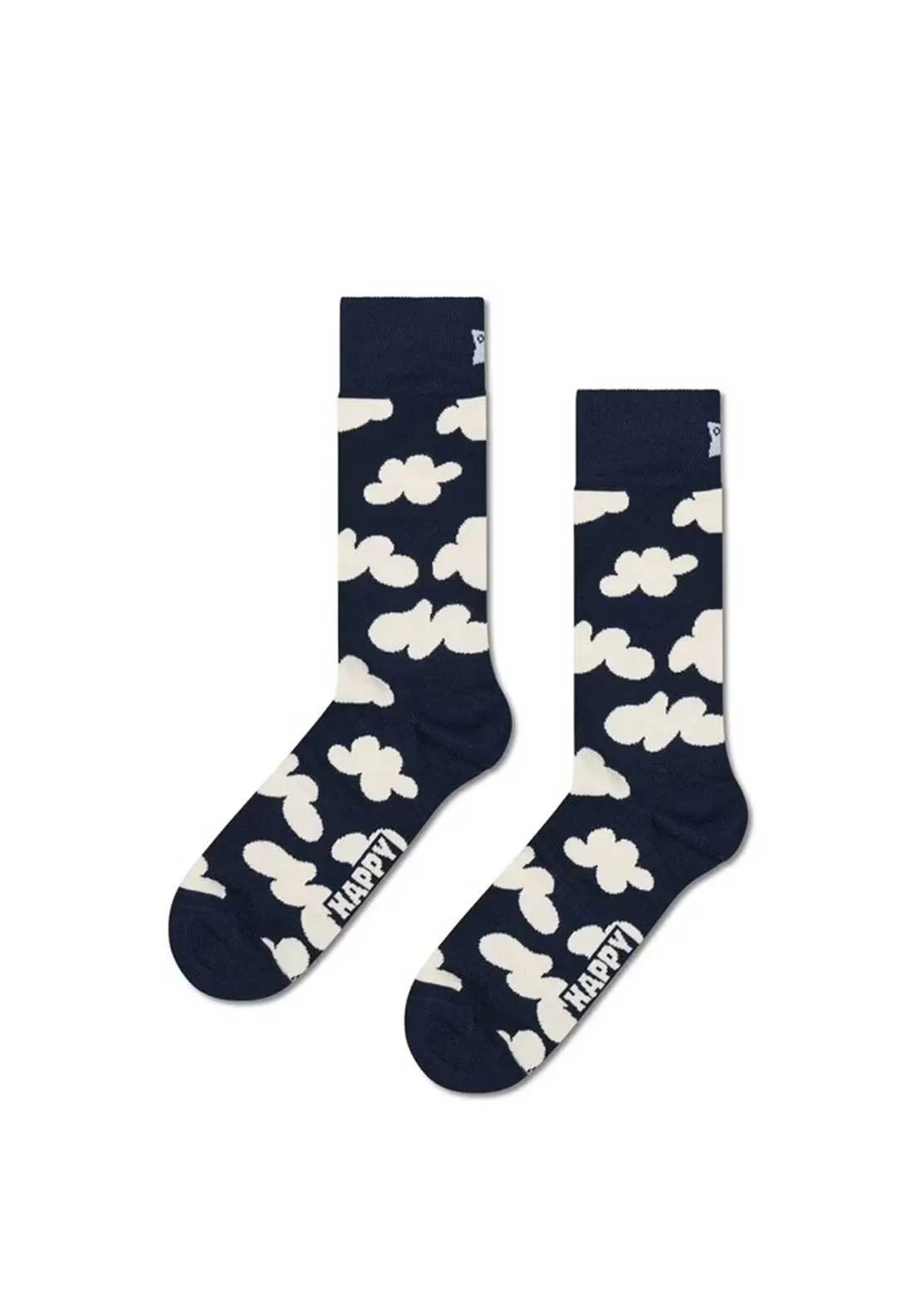 Happy Socks Cloudy 4 Pack Socks Gift Box, Blue Multi