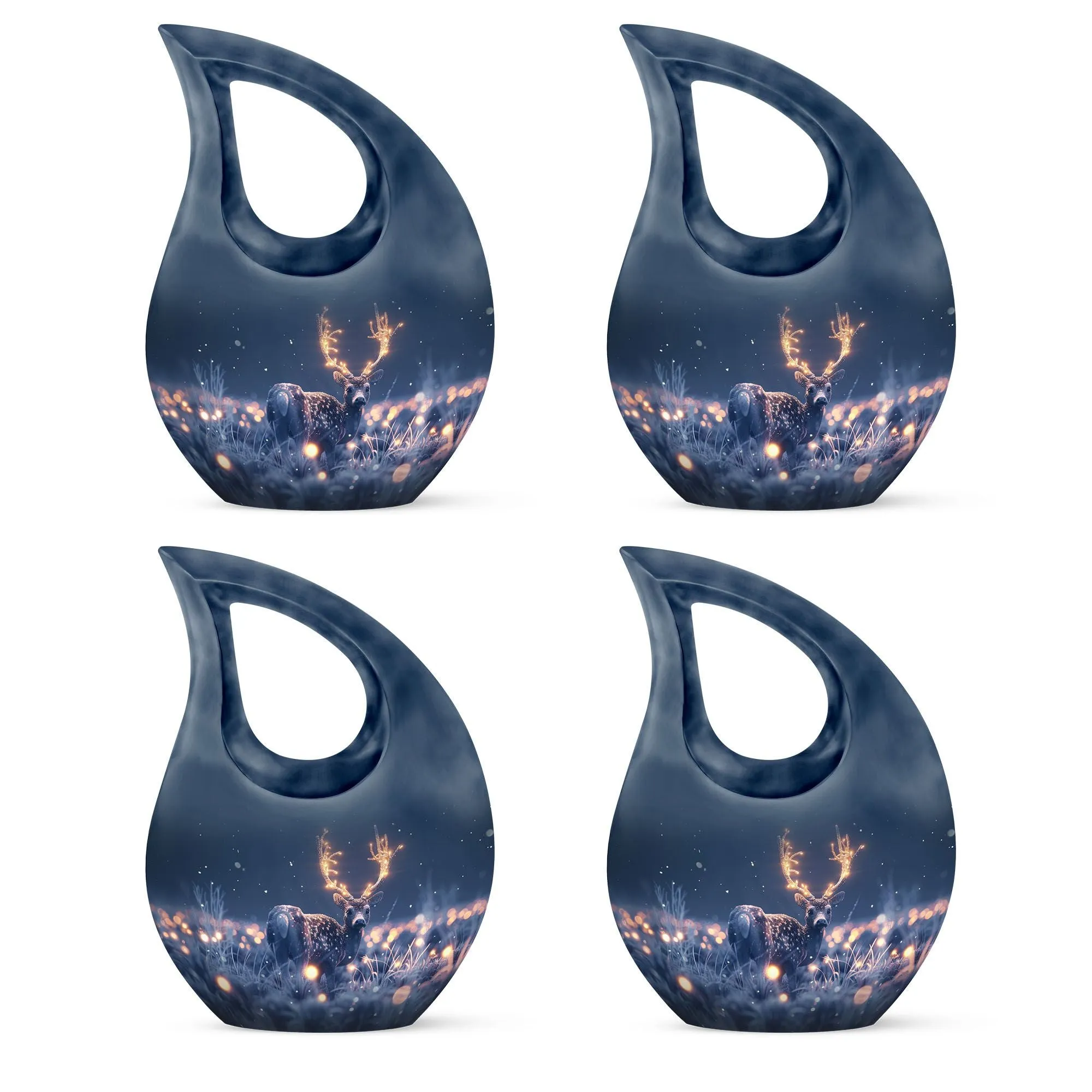 Harmony Deer affordable cremation urn containers hold human ashes