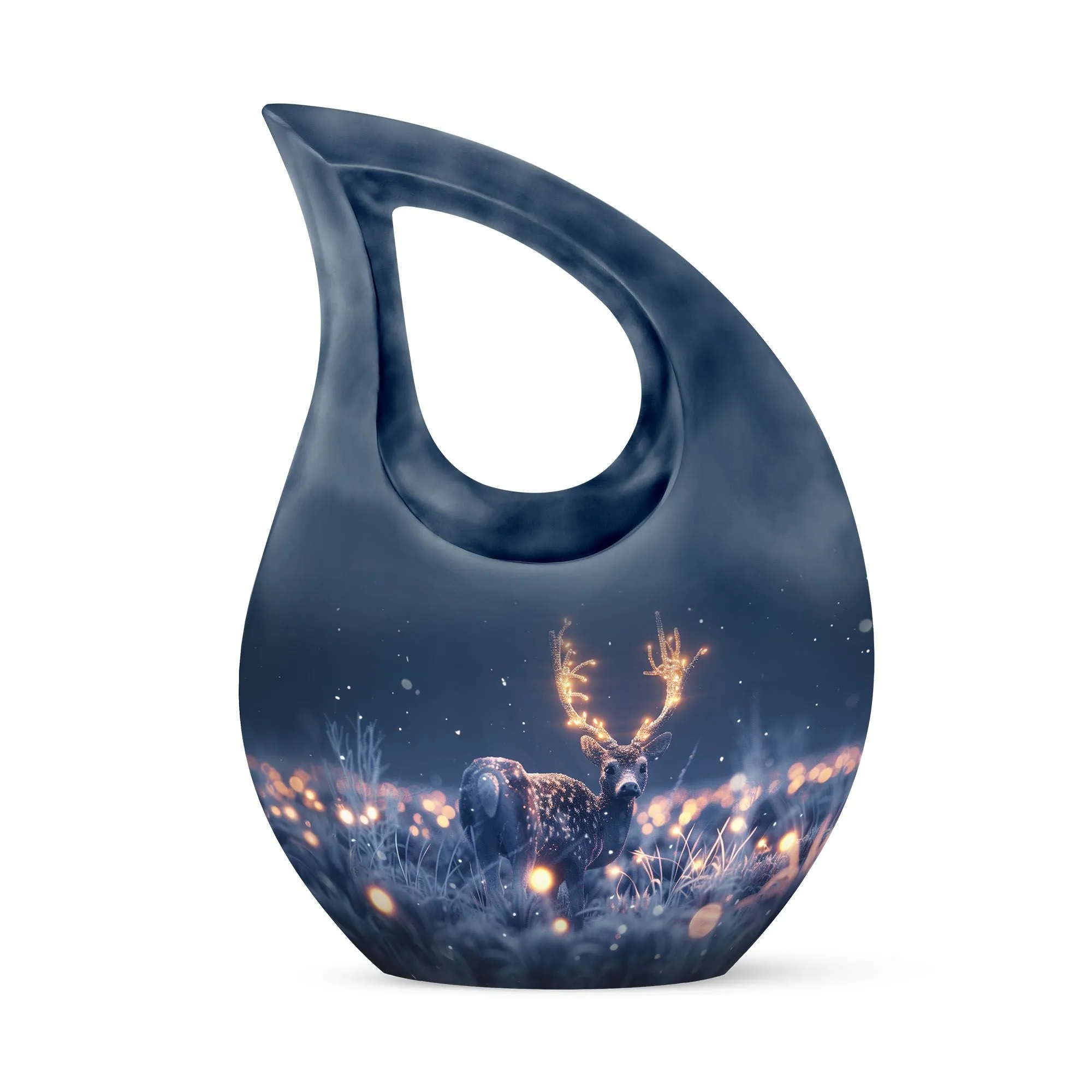 Harmony Deer affordable cremation urn containers hold human ashes