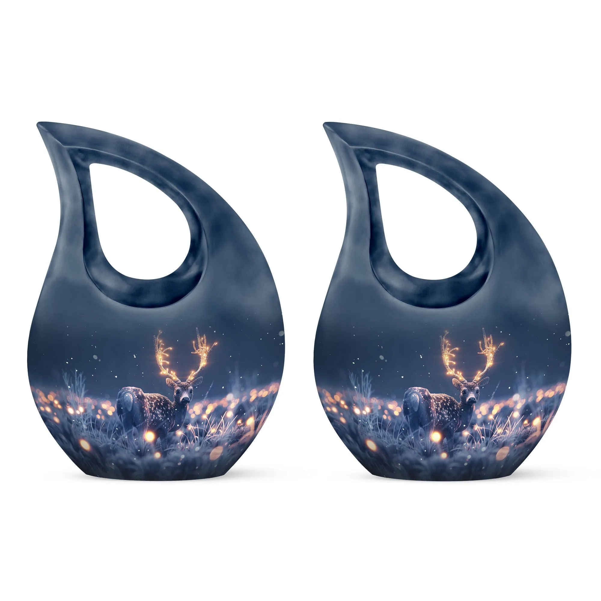 Harmony Deer affordable cremation urn containers hold human ashes