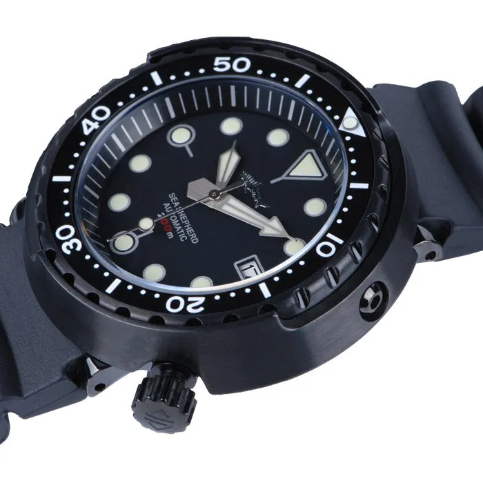 HEIMDALLR PVD Black Tuna Can Men Watch