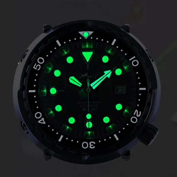 HEIMDALLR PVD Black Tuna Can Men Watch