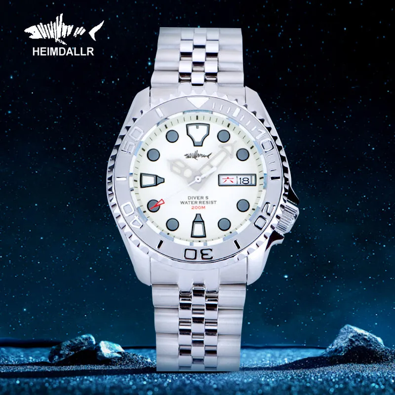 Heimdallr Sharkey Full Luminous 007 Diver Watch V2
