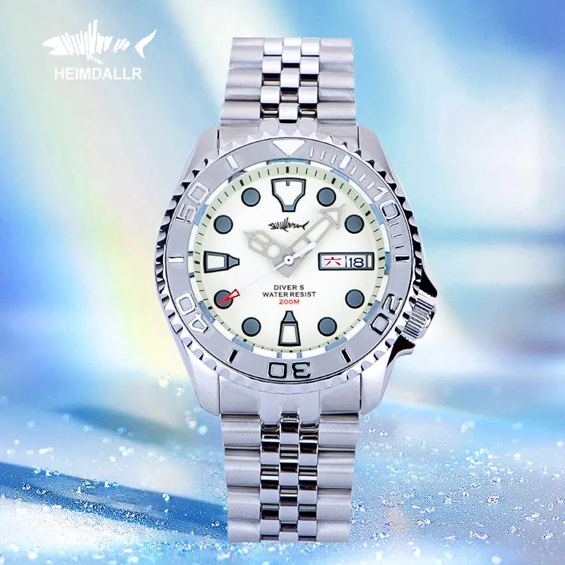 Heimdallr Sharkey Full Luminous 007 Diver Watch V2