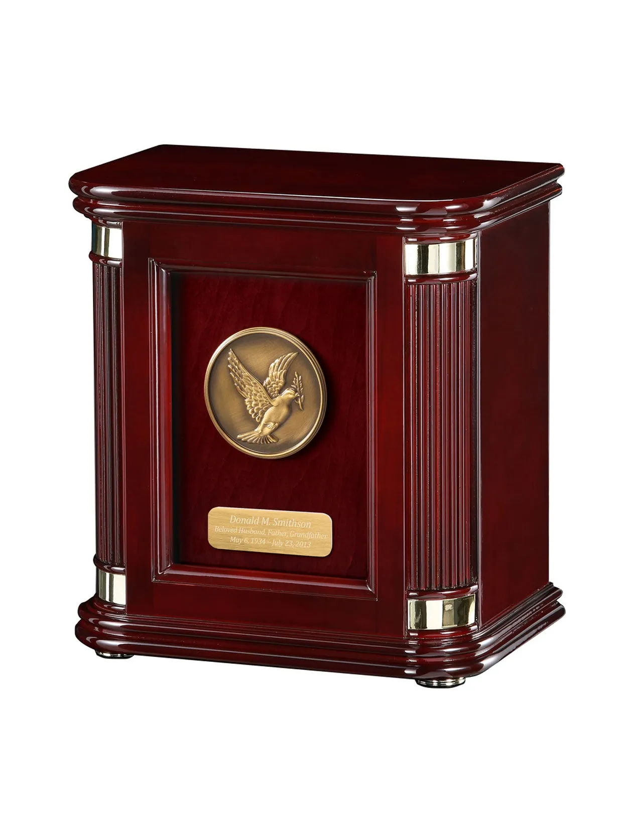 Honor II - High Gloss Photo Wood Urn