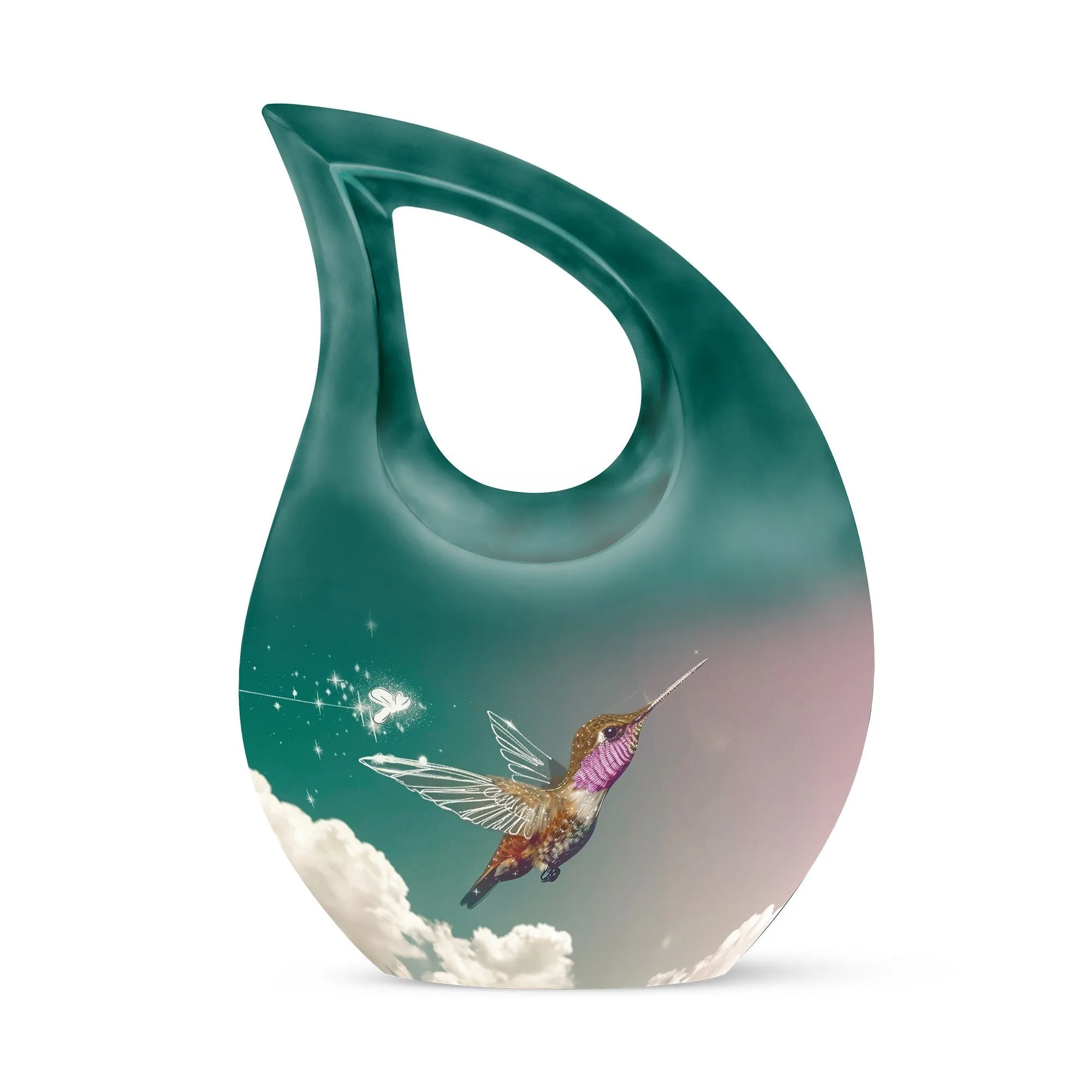 Humming Bird Double Memorial Urn, Constructed for Longevity