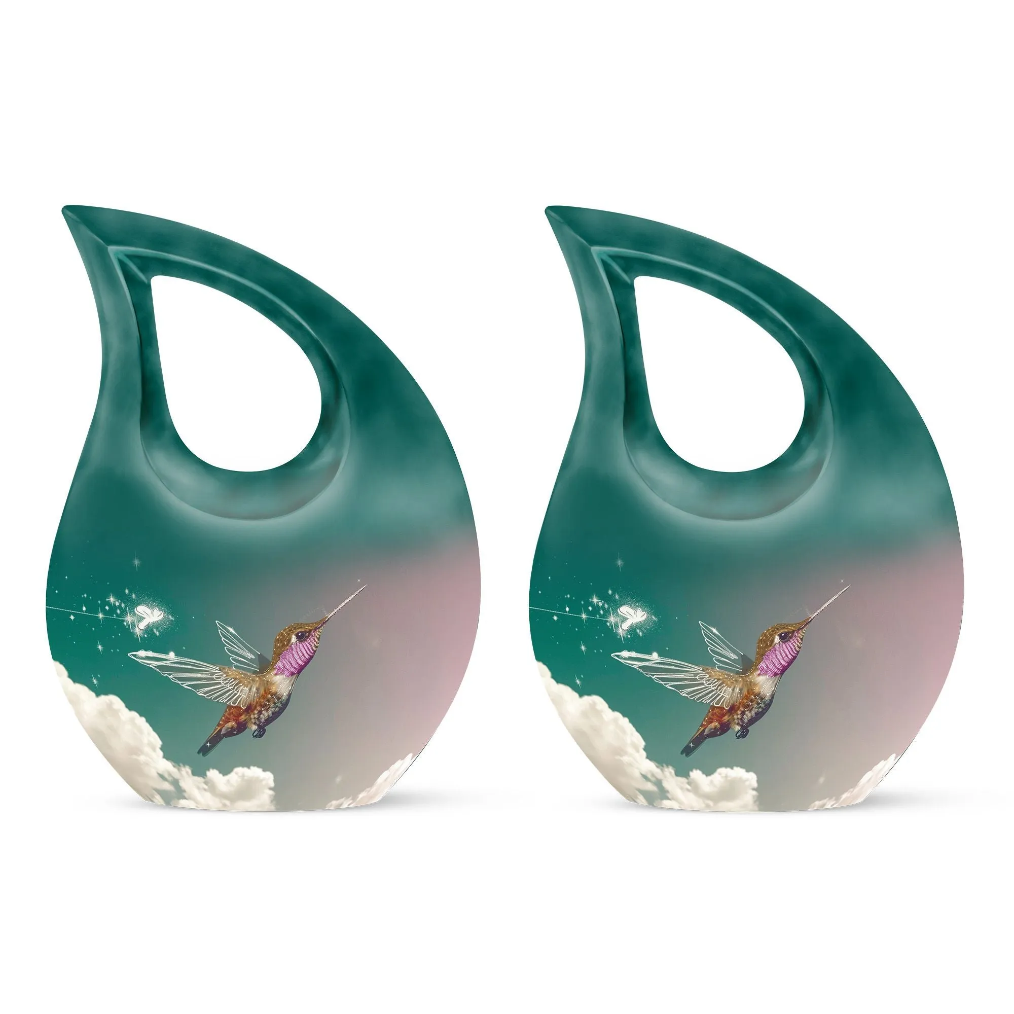 Humming Bird Double Memorial Urn, Constructed for Longevity