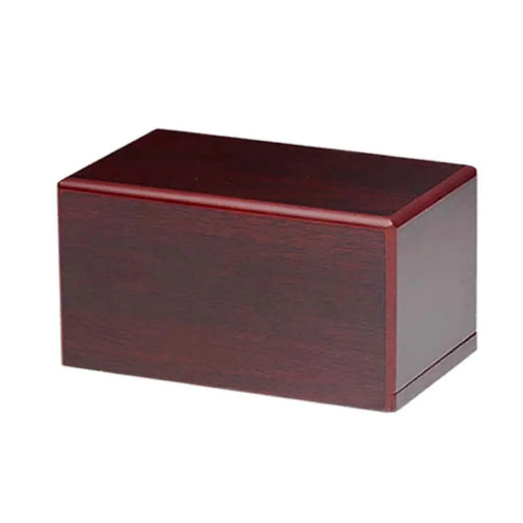 IMPERFECT SELECTION- LARGE MDF Simplicity Urn -B038- Dark Cherry finish